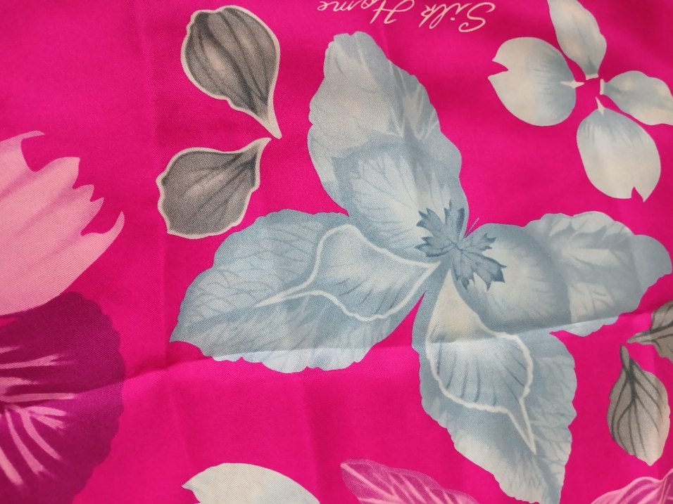 Pembe Bohem Tarzı İpek Kadın esarp - Görsel 2