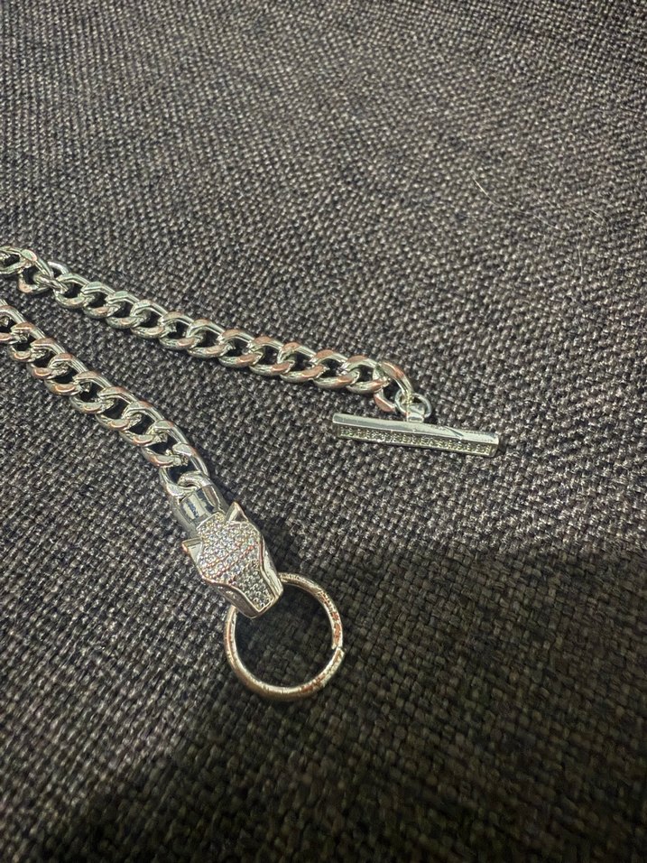 Kaplan Desenli Zincir Detaylı Kadın El Zinciri - Görsel 2