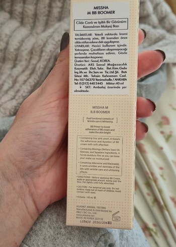  Beden Renk Missha Işıltılı Aydınlatıcı BB Krem 40 ml