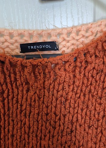 Trendyol & Milla Kahverengi Örgü Kolsuz Kadın Süveter