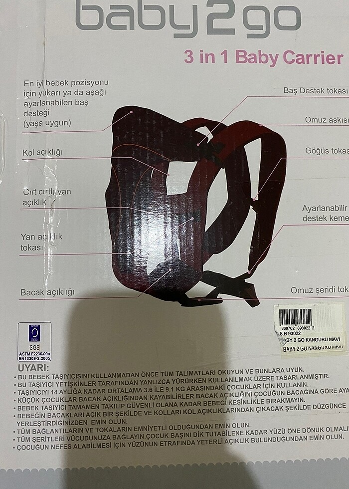 Baby2go kanguru - Görsel 5
