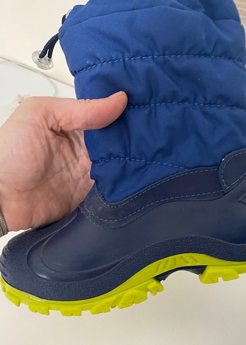 Mavi Erkek Çocuk Lastik Bot Velcro - Görsel 4