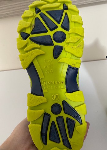 Mavi Erkek Çocuk Lastik Bot Velcro - Görsel 5