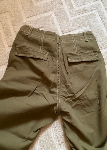 xs Beden H&m haki kargo pantolonu