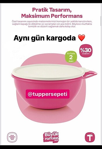 #Tupperware miksim 4,5 lt