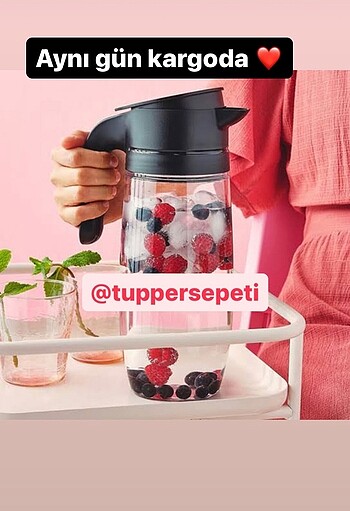 Tupperware royal sürahi 1,7 lt