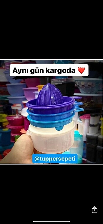 Tupperware mutfak incisi