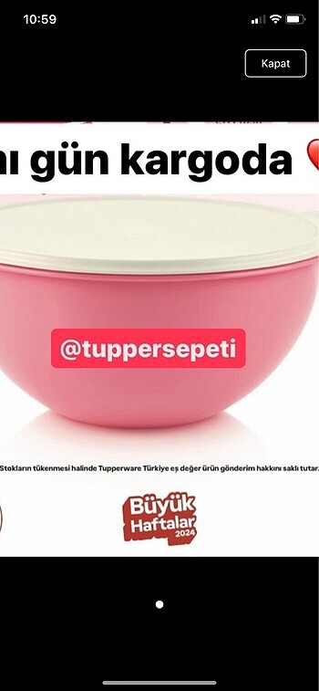 #Tupperware miksim 4,5 lt