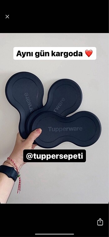 Tupperware kaşık altlığı