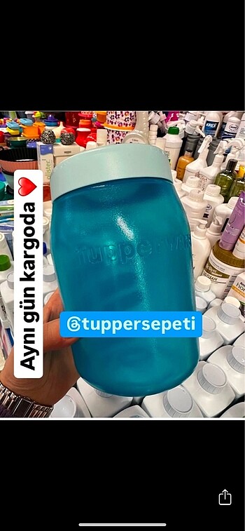 #Tupperware kavanoz 1,5 lt 6 adet
