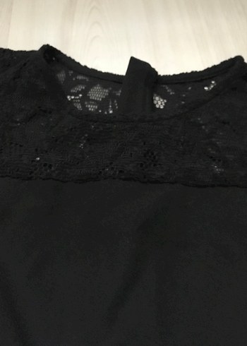 LC Waikiki Kısa Kollu Siyah Gotik Midi Elbise