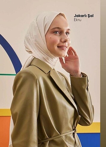 Frescharf jakarlı şal