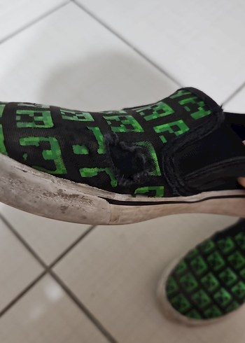 Yeşil Yılan Desenli Erkek Çocuk Spor Ayakkabı - Görsel 6