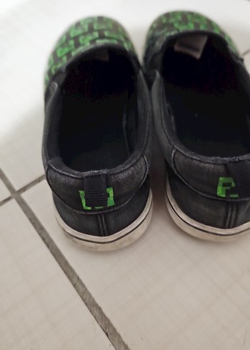 Yeşil Yılan Desenli Erkek Çocuk Spor Ayakkabı - Görsel 8