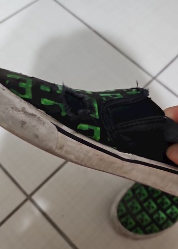 Yeşil Yılan Desenli Erkek Çocuk Spor Ayakkabı - Görsel 5