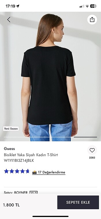 s Beden Guess tişört