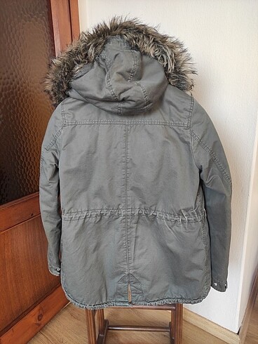m Beden haki Renk H&M Koyu Yeşil Parka