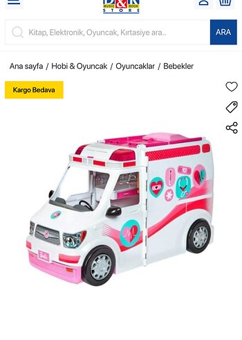 Barbie nin ambulansı - Görsel 5