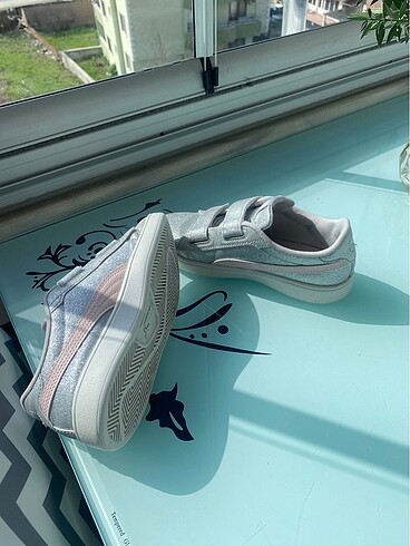 Sıfırdan farksız kız çocuk Puma spor ayakkabı - Görsel 5