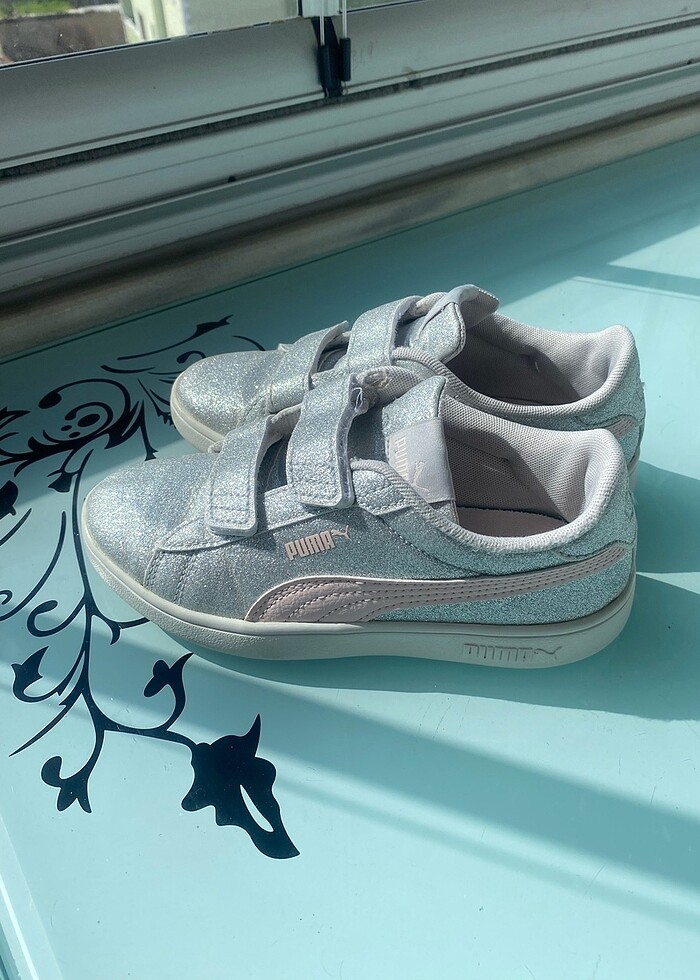 Sıfırdan farksız kız çocuk Puma spor ayakkabı - Görsel 4