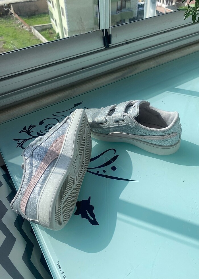 Sıfırdan farksız kız çocuk Puma spor ayakkabı - Görsel 5