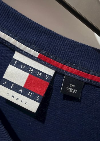 Tommy Hilfiger Tommy Jeans Koyu Mavi Baskılı Tişört