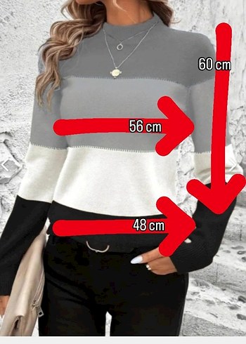 universal Beden gri Renk YARI BALIKÇI YAKA TRİKO KAZAK