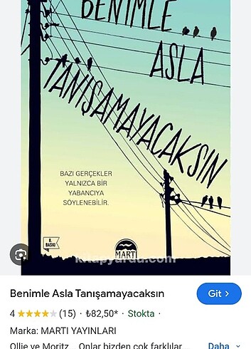 Benimle asla tanışamayacaksın