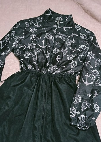 Kadın siyah  beyaz Uzun Kollu Bağcıklı Mayo - Görsel 7