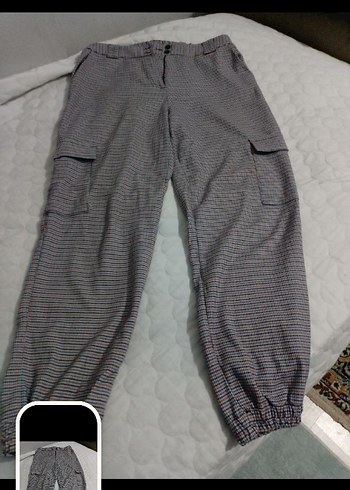 LC Waikiki Kadın Gri Rahat Kesim Pantolon