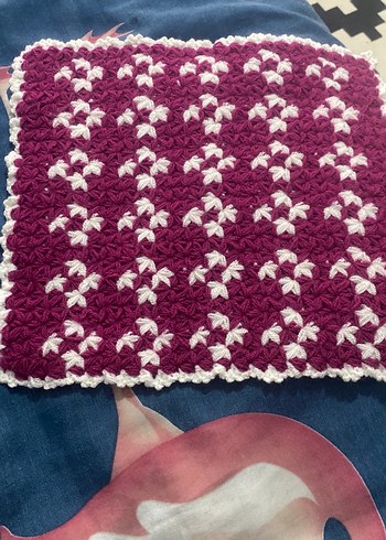 Bordo El Örgüsü Banyo Lifi - Görsel 2