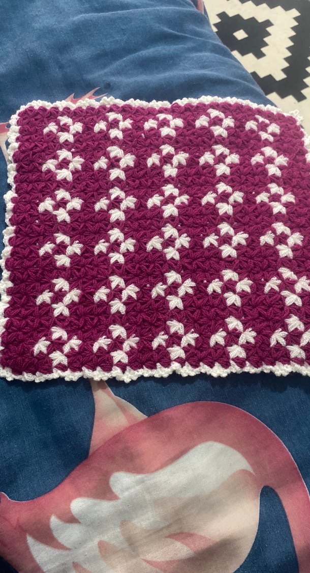 Bordo El Örgüsü Banyo Lifi - Görsel 2