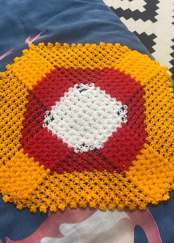 Renkli Örgü Banyo Lifi - Görsel 2