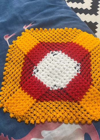 Renkli Örgü Banyo Lifi - Görsel 3