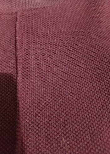 Bordo Kadın Uzun Kollu Salaş Triko - Görsel 7
