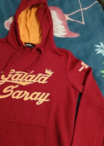 Renkli Kapüşonlu Kadın Sweatshirt - Görsel 2