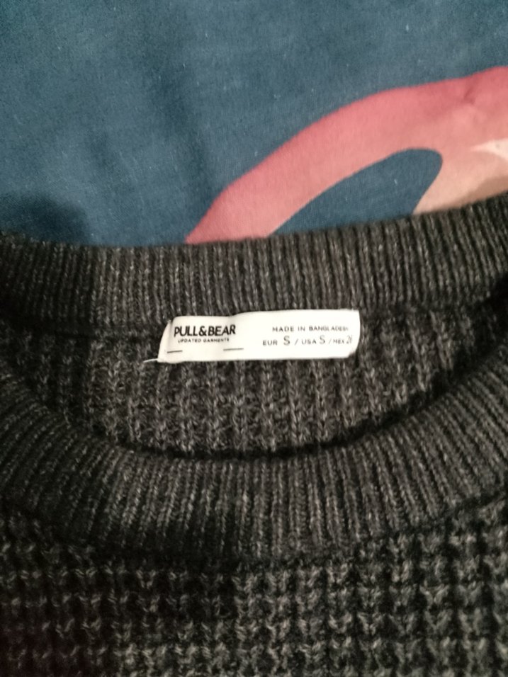 Gri Kadın Triko Bisiklet Yaka Kazak - Görsel 2