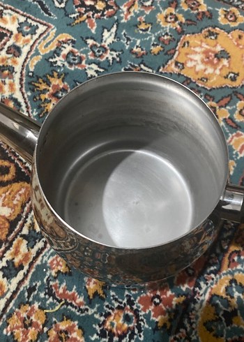 Gri Çelik İkili Çaydanlık - Görsel 4