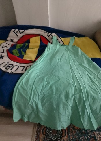 Salaş Kesim Uzun Pastel Elbise - Görsel 2