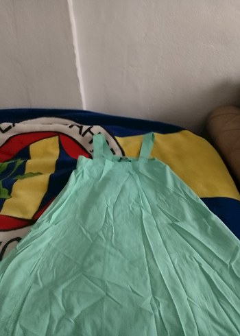 Salaş Kesim Uzun Pastel Elbise - Görsel 3