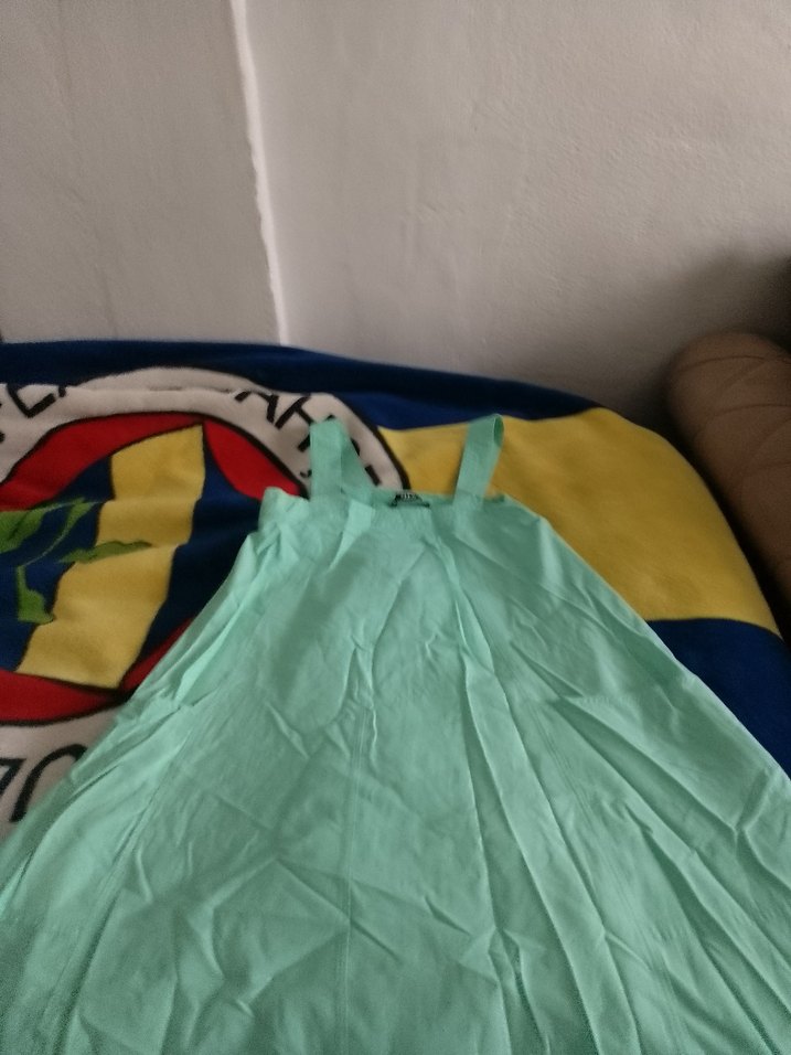 Salaş Kesim Uzun Pastel Elbise - Görsel 3