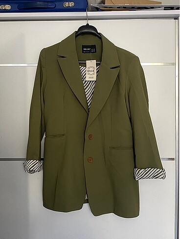 Yeşil blazer ceket