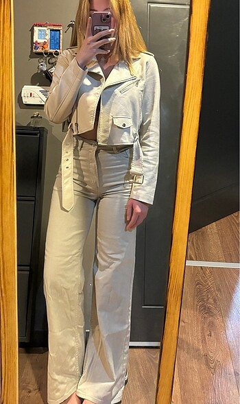 H&M wide leg pantolon
