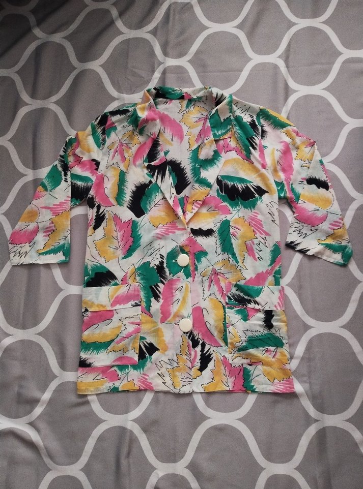 80'ler Vintage Bohem Ceket #beğeni #takip - Görsel 2