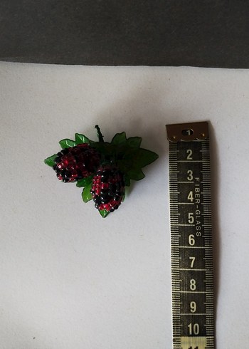 Boncuk İşlemeli Böğürtlen Magnet #takip #beğeni - Görsel 3