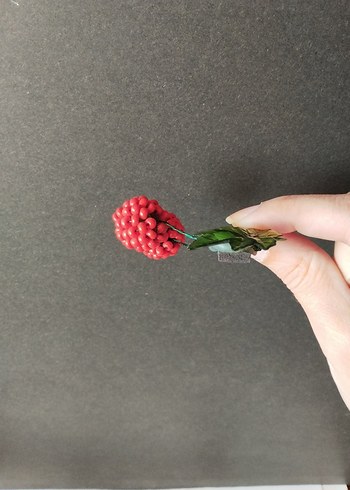 Boncuk İşlemeli Kiraz Magnet #takip #beğeni - Görsel 7