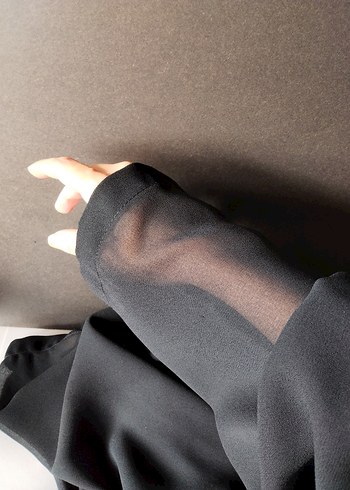 80's Vintage Hermann Lange Collection Tül Ceket - Görsel 9