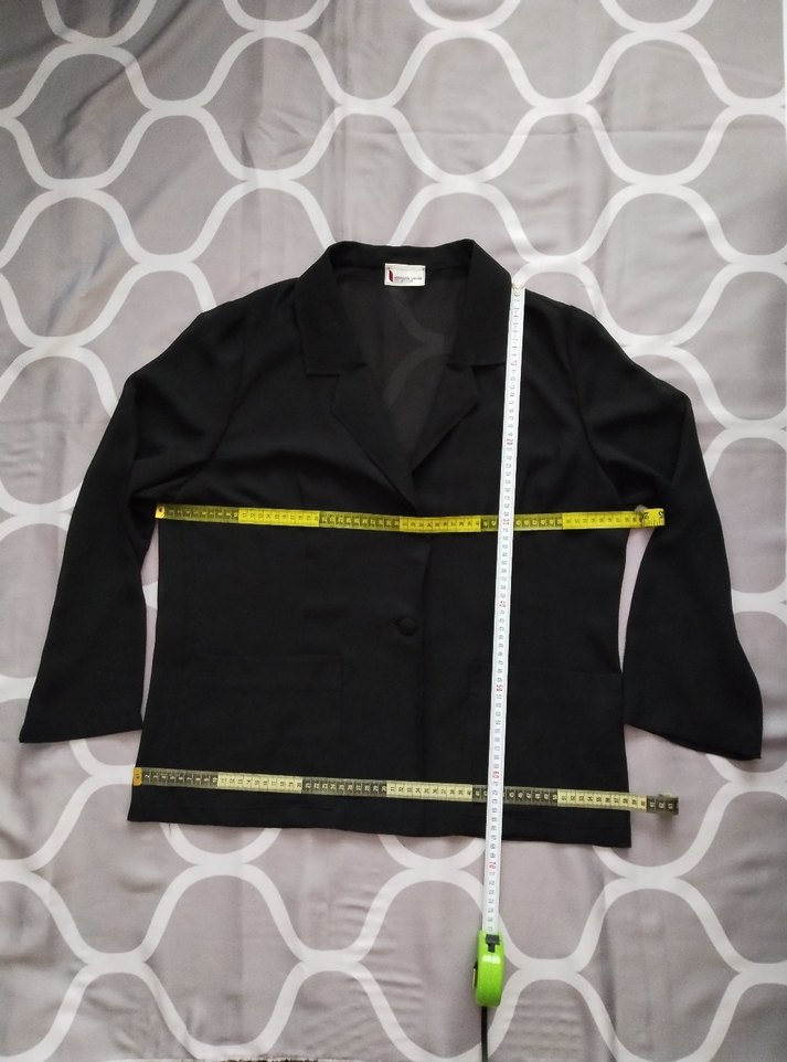 80's Vintage Hermann Lange Collection Tül Ceket - Görsel 4