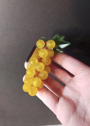 Boncuk İşlemeli Üzüm Salkımı Görünümlü Magnet #takip #beğeni - Görsel 5