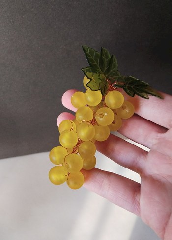 Boncuk İşlemeli Üzüm Salkımı Görünümlü Magnet #takip #beğeni - Görsel 3